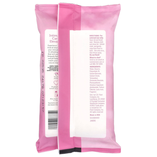 Summer's Eve, Simply Sensitive®, ежедневные нежные салфетки, 32 шт.