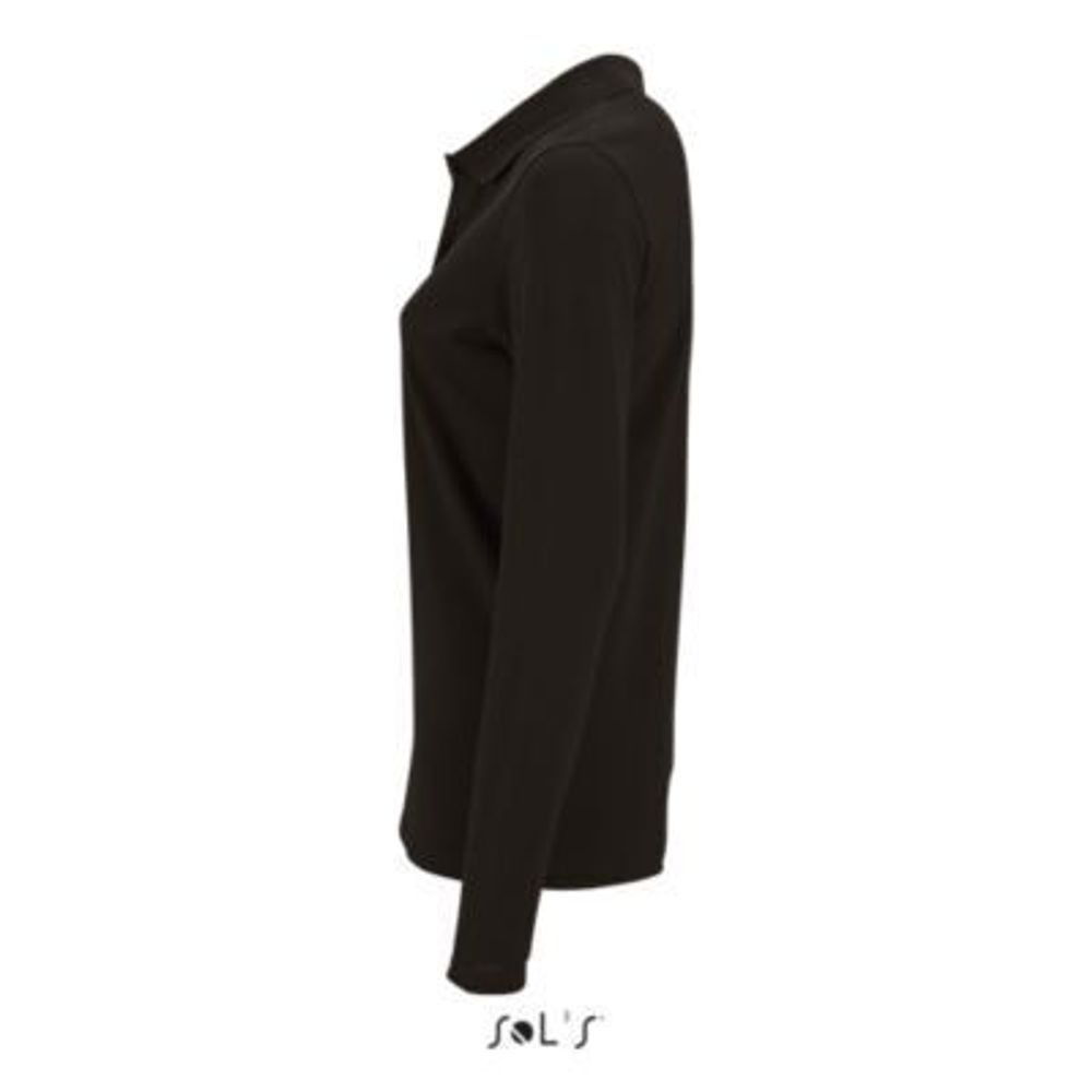 Рубашка поло с длинным рукавом Perfect, женская. Зелёный  M