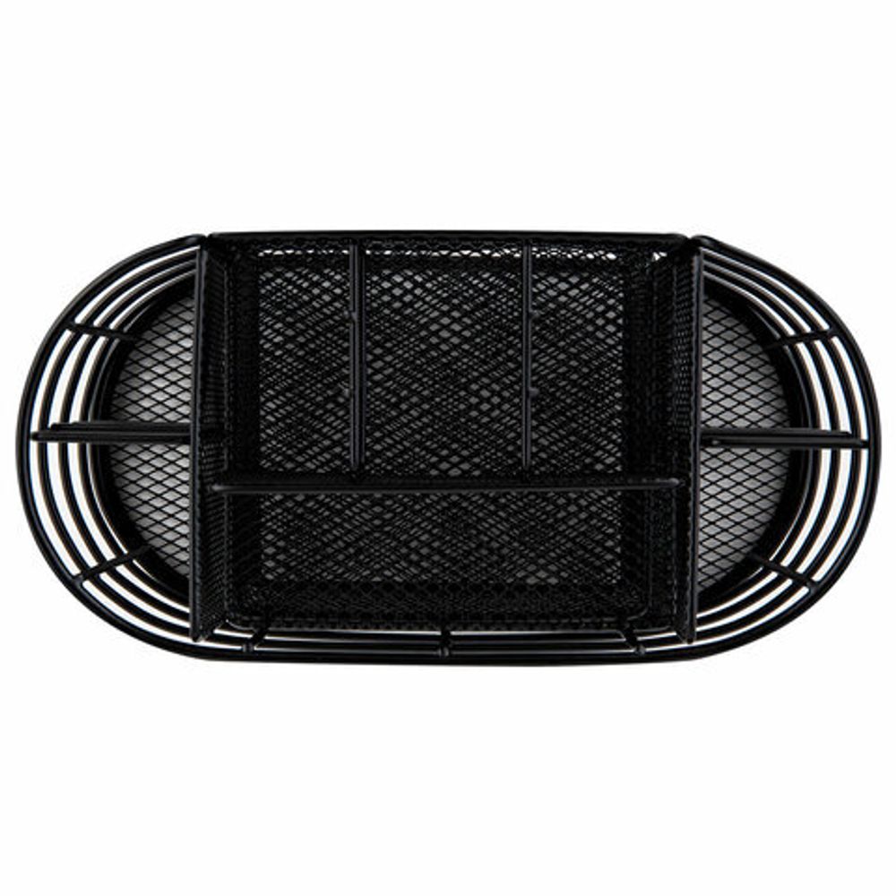 Органайзер для косметики и мелочей металлический 9 секций, MONTE VITA, 105х218х110 мм, чёрный, 272476