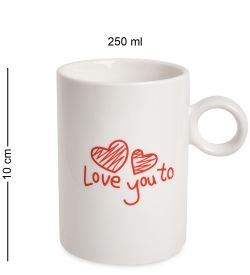 GAEM Art MUG-199/1 Набор кружек из 2-х «История любви»