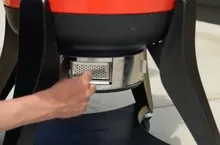 Угольный гриль Kamado Joe Kettle Joe, 57 см (красный), с ножками и столиками