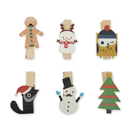 "Blumentag"  Декоративная прищепка "Рождество", 3.5 см