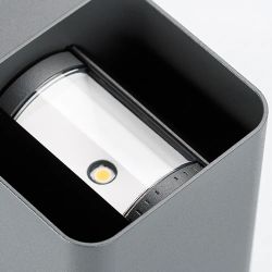 Светильник LGD-WALL-VARIO-S104x129-2x6W Day4000 (GR, 1-80 deg) (Arlight, IP54 Металл, 3 года) 029794