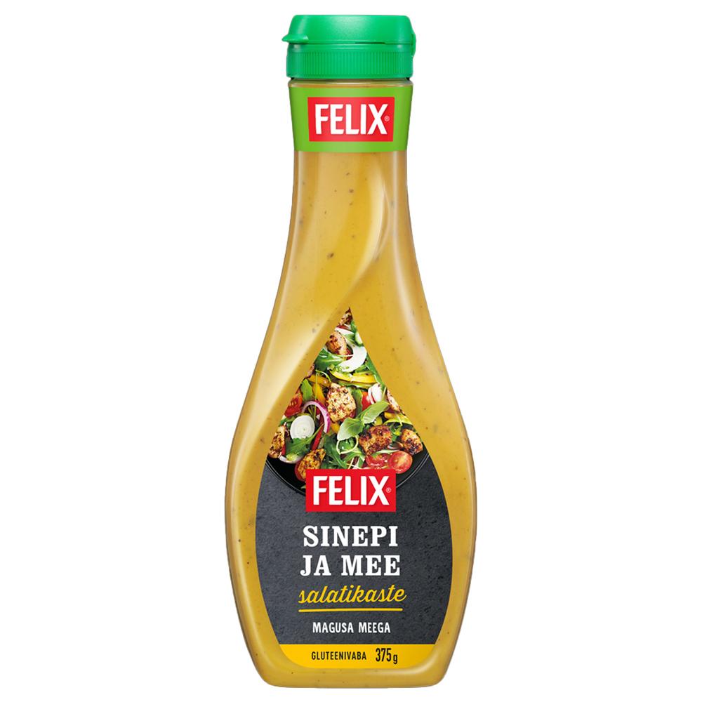 Соус для салата Felix Sinepi ja mee 375 г.,горчично-медовая заправка Феликс