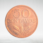 Portugal, 50 Centavos, 1970, VF