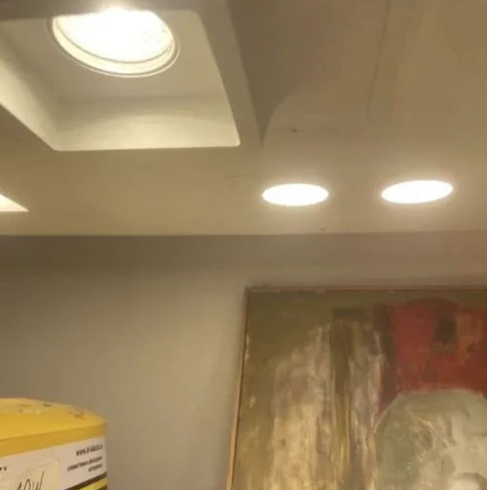 Светильник гипсовый встраиваемый Stellanova ELEKTRA POLY sn016 140х140х50мм со светодиодной лампой MR16 GU10 7W 2800K Ra>80
