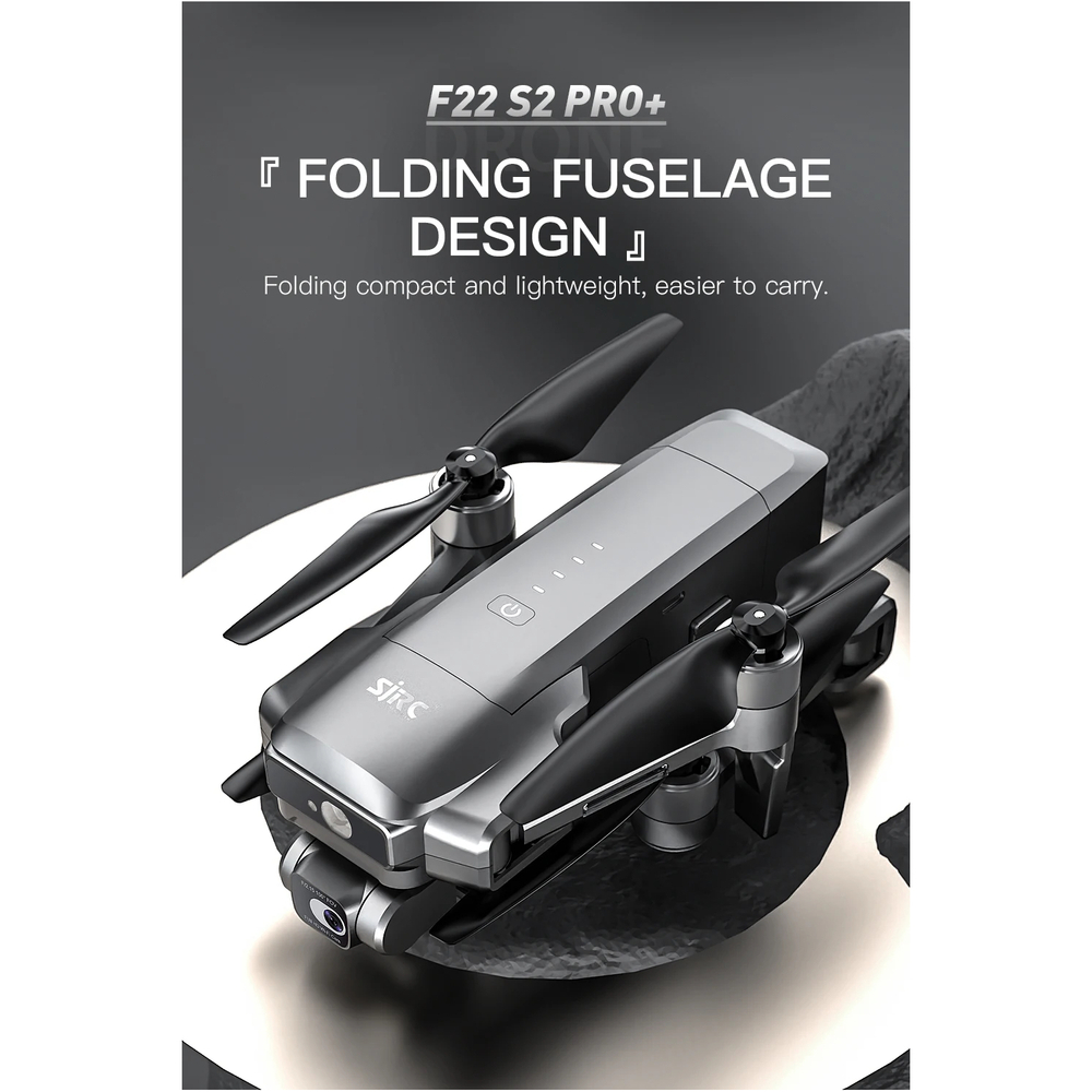 Радиоуправляемый квадрокоптер SJRC F22 S2 PRO+ 4K RTF 2.4G - SJ-F22-S2-PRO-PLUS