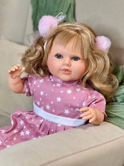 Кукла Berbesa мягконабивная 52см CARLA в пакете (7218K)