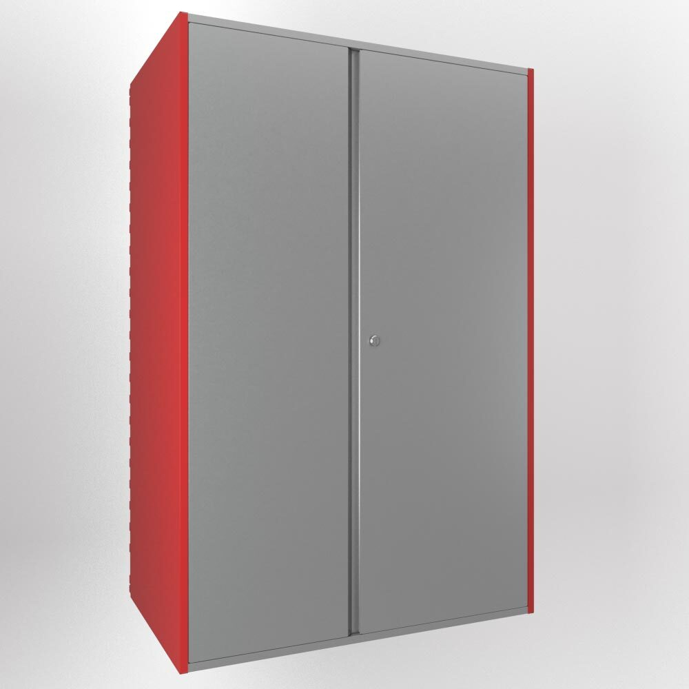 Навесной большой шкаф системы IF 800мм на 1200мм красный