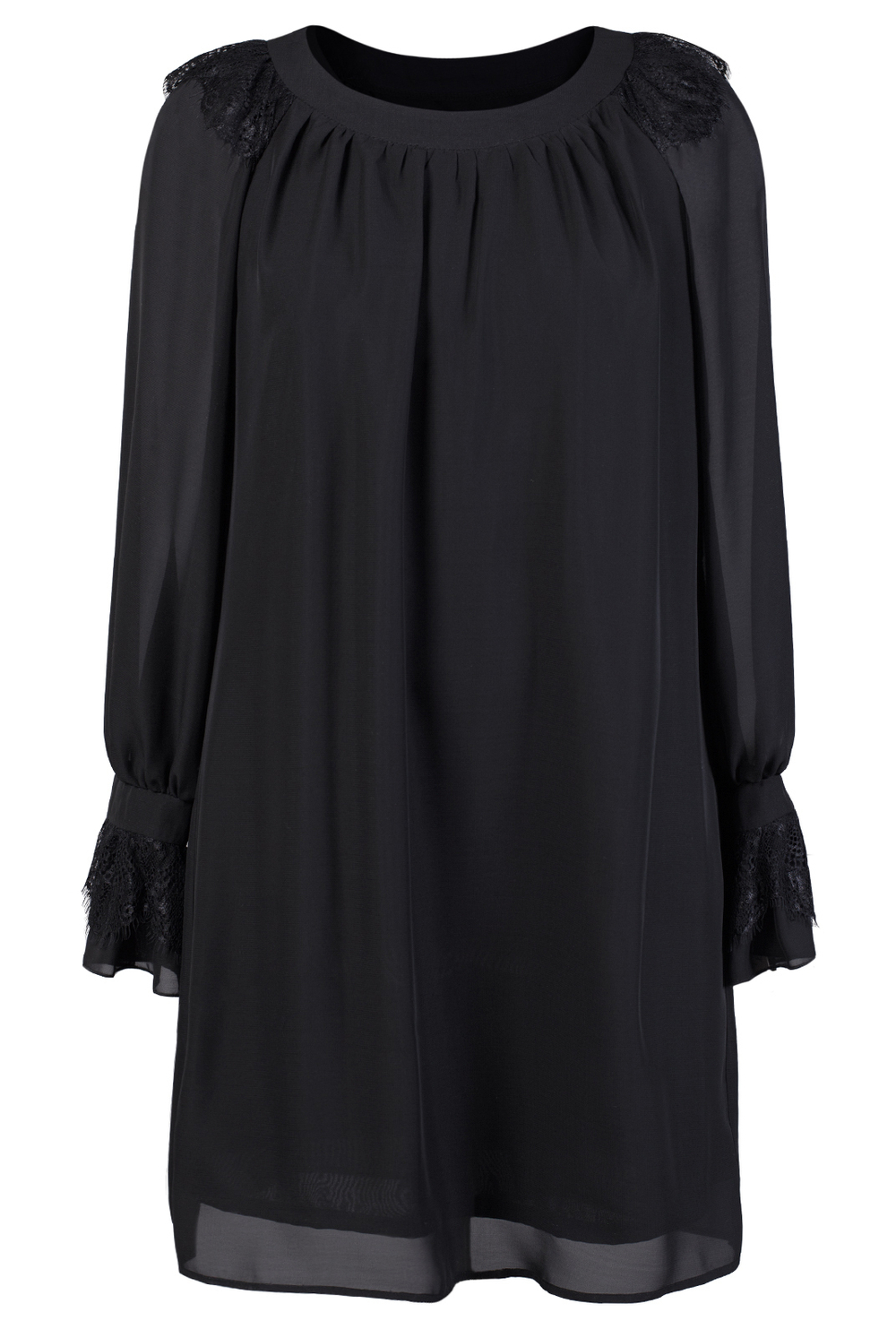 Платье женское 3849ВП, черный #284Ч053849ВП