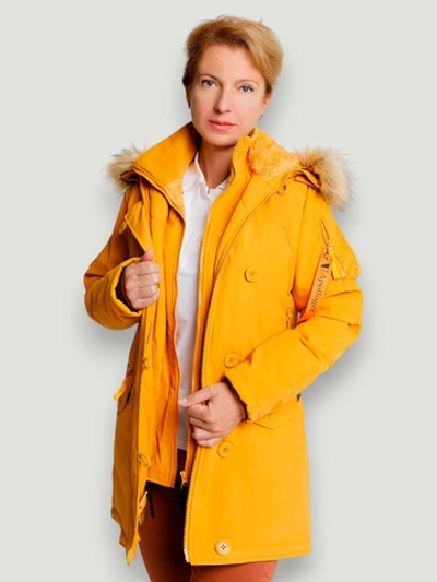 Куртка Аляска Женская - Apolloget Oxford Wmn (желтая - g.glow/amber)