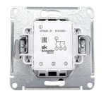 Выключатель 1-кл Schneider Electric Atlas Design карбон ATN001011