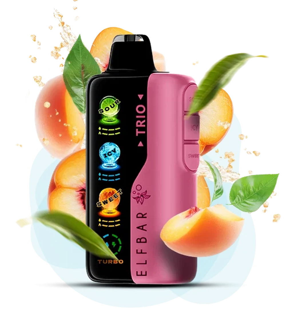 ELF BAR TRIO 40000 - Peach Twist (5% nic)