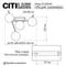 Потолочная светодиодная люстра Citilux Dorsy CL223142