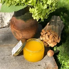 Мед Янтарный (донник+подсолнечник) / 1,2 кг Мед Янтарный (донник+подсолнечник) / 1,2 кг