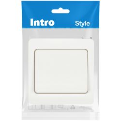 Выключатель Intro Style 7-101-01 10А-250В, IP20, СУ, белый
