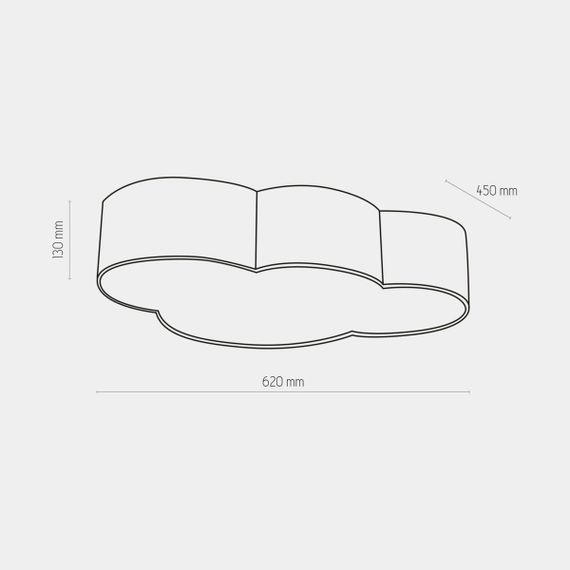 Потолочный светильник TK Lighting 1534 Cloud