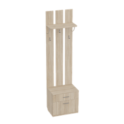 Прихожая "Элана" Дуб сонома/ Бодега белая