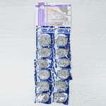 Мочалка для посуды металл "Юля чистюля" (12шт)