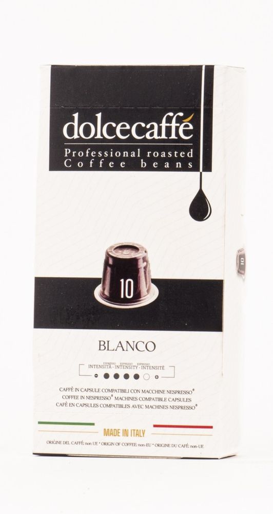 Кофе в капсулах Nespresso Dolcecaffe Blanco 10 капсул, 5 шт