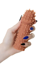 Насадка на фаллос с шипами Extreme Sleeve 007 S-size - 12,7 см. (Цвет: телесный)