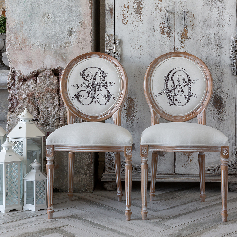 Стул Объект мечты Монограмма буквы O