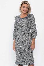 Платье Феличита (черное/лео) П14034-19М LT Collection