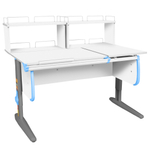 Растущая парта Дэми СУТ 25 с задними полками СУТ.15.240 (1200×880 мм)