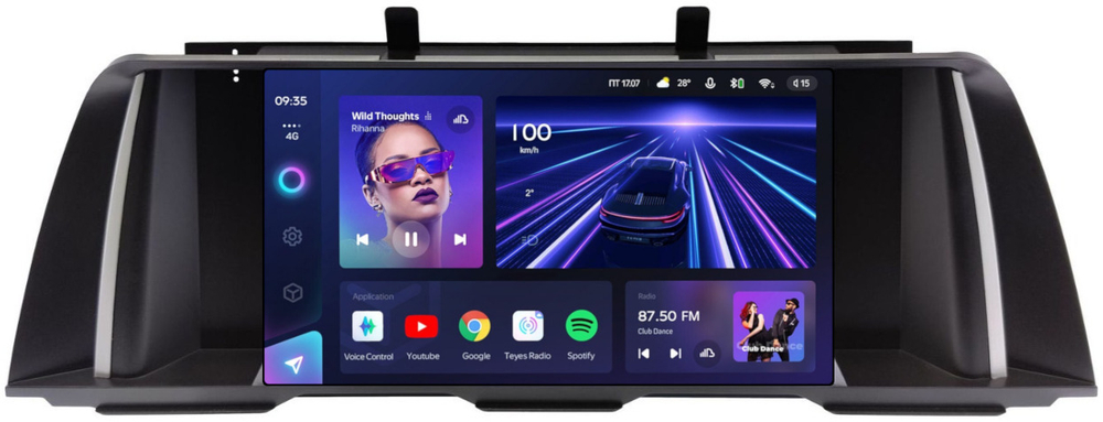 Магнитола BMW 5-серия F10 2012-2016 NBT - Teyes CC3L на Android 10, 8-ядер, CarPlay, 4G SIM-слот