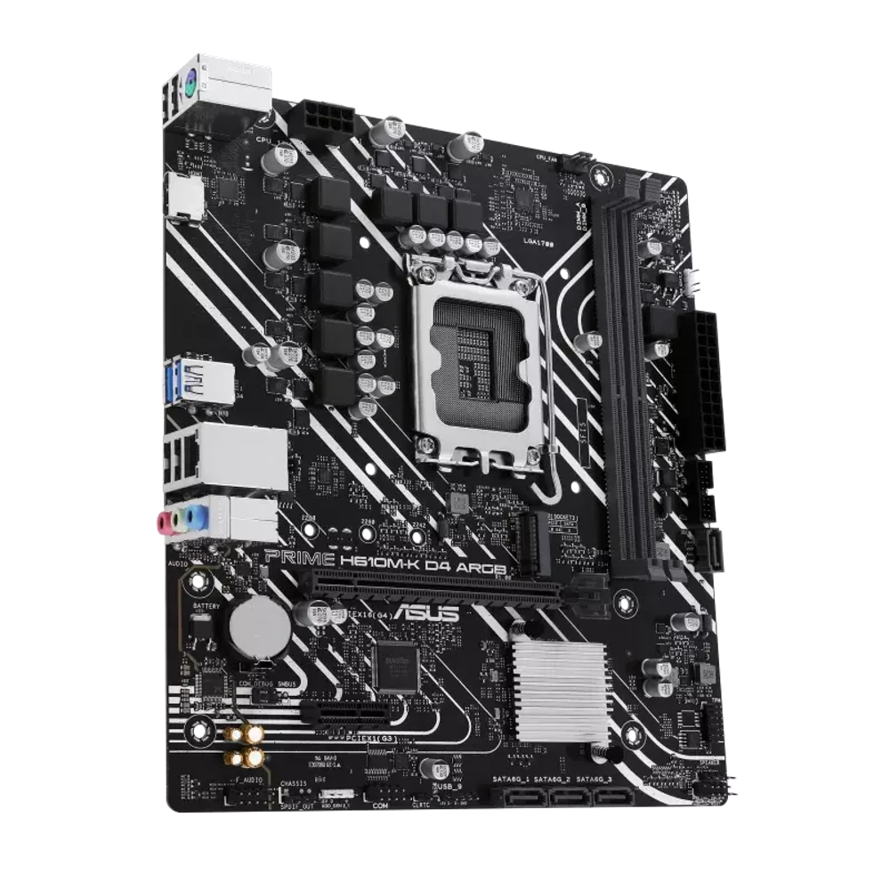 Материнская плата ASUS PRIME H610M-K D4 ARGB (PRIME H610M-K D4 ARGB)