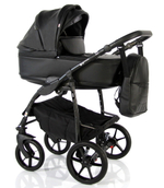 Детская коляска Sevillababy Uno 2 в 1 чёрный экокожа