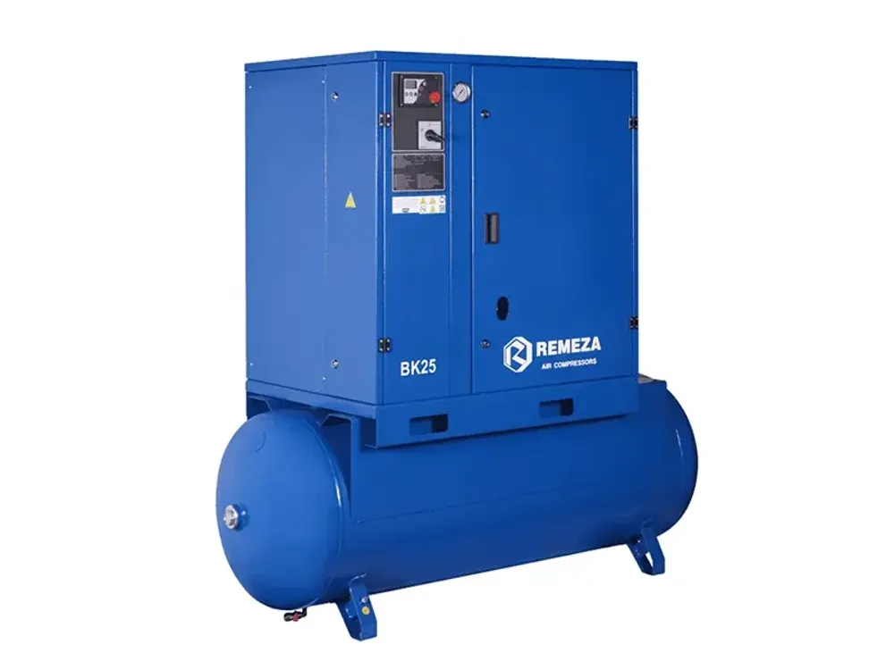 Винтовой компрессор Remeza ВК25-8-500ВС на ресивере 500л с частотником