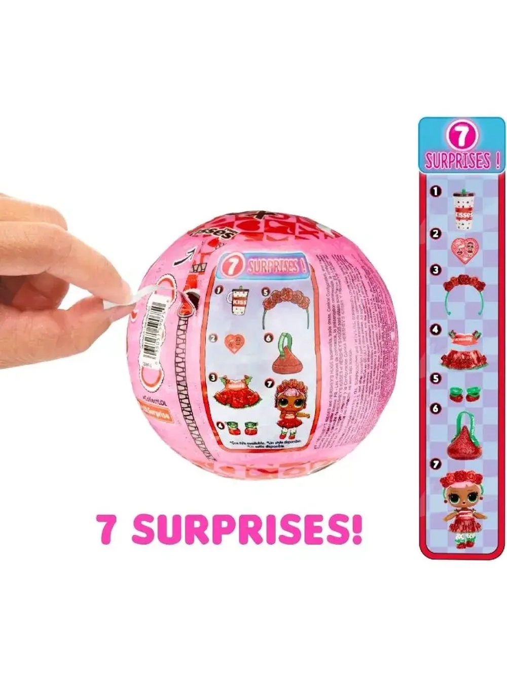 Кукла Лол в шаре Lol Loves Mini Sweets Kisses оригинал