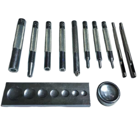 Набор инструментов для установки швейной фурнитуры, 12шт