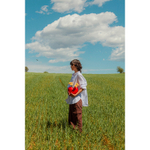 Ваза для цветов love, 15,5 см, красная