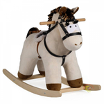Качалка мягкая Тутси "Конь "Свэн" (бежевый, 10 фраз, музыка), 693-2020