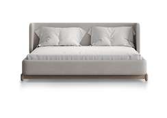 Кровать Basic спальное место 160*200 см (молочный, рогожка)