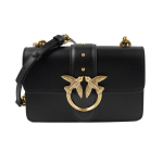 Сумка Pinko Classic Chain Flip Rivet One-Shoulder Bird Swallow Bag Cowhide MessengerBag Mini Black Gold, 1P22JK-Y7SP-Z99Q