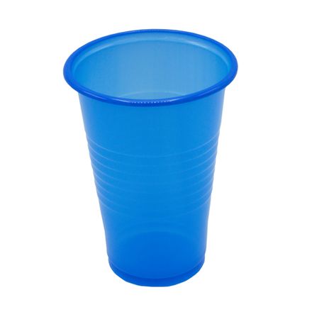 Стаканы пластиковые 200 мл 1,65 г ПП синии (100/3000шт)
