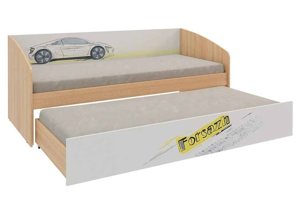 Форсаж (MebelSon) Кровать одноместная с выдвижным ящиком