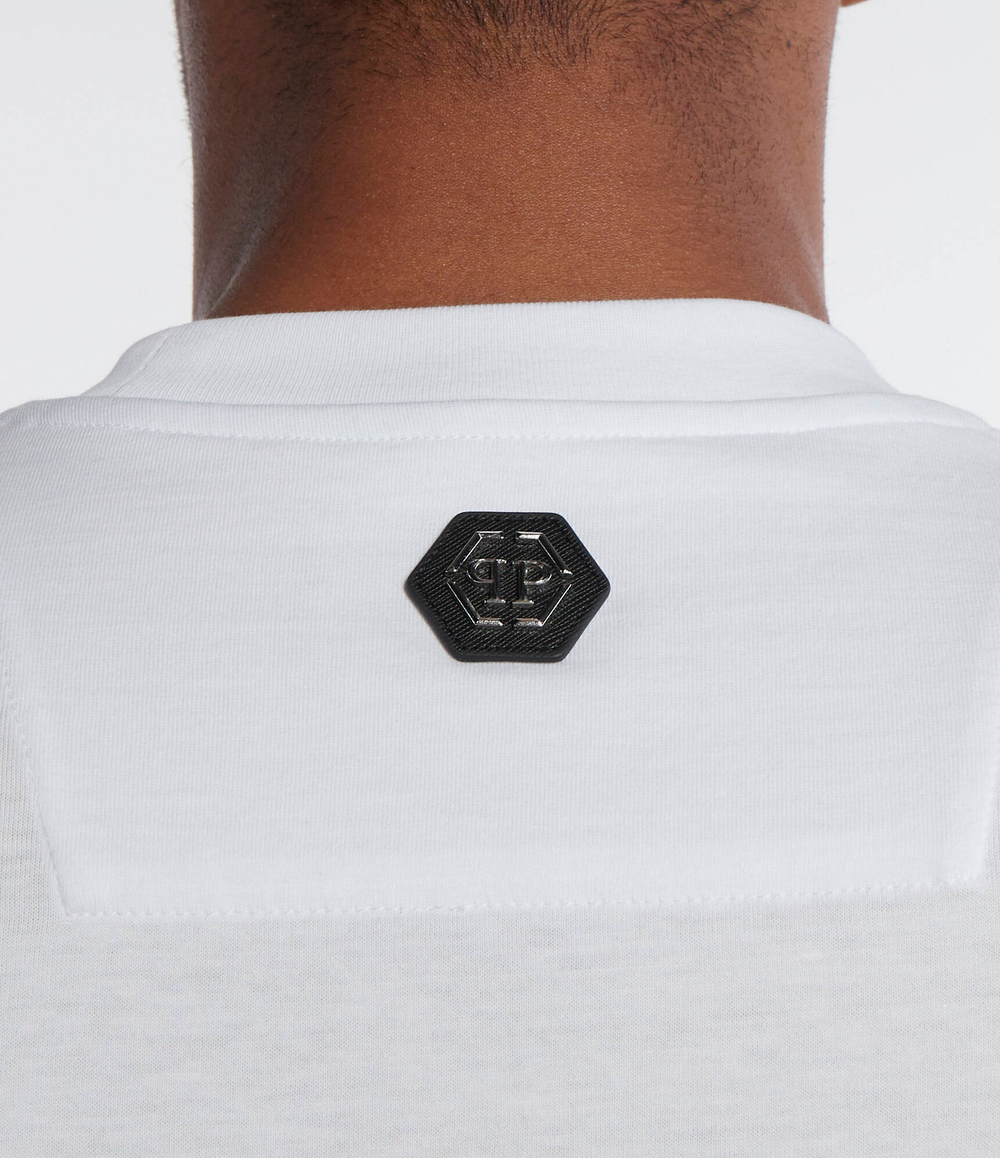 Футболка Round Neck SS Philipp Plein - белый(MTK7086 PJY002N)