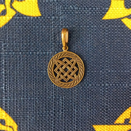 Подвеска "Звезда Руси" малая плетёная