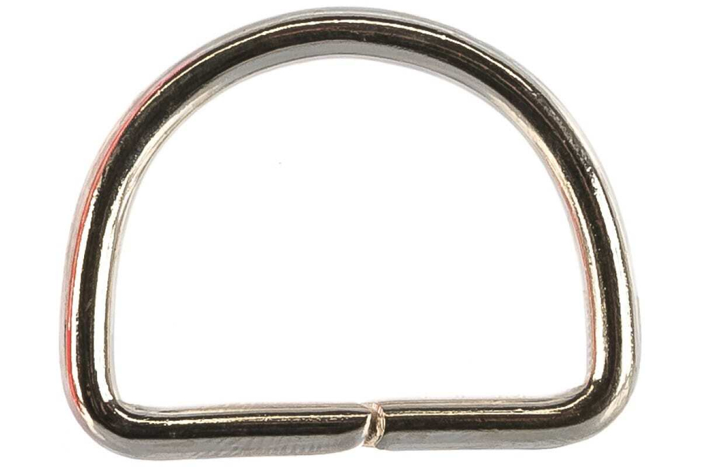 КОЛЬЦО D-ОБР. ДЛЯ РЕМНЯ 30 ММ (НИКЕЛИРОВАН. 1 ШТ)