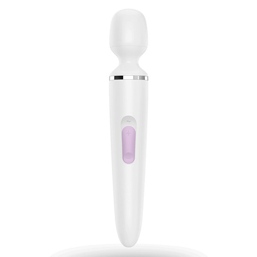 Белый вибратор 34см Satisfyer Wand-er Woman