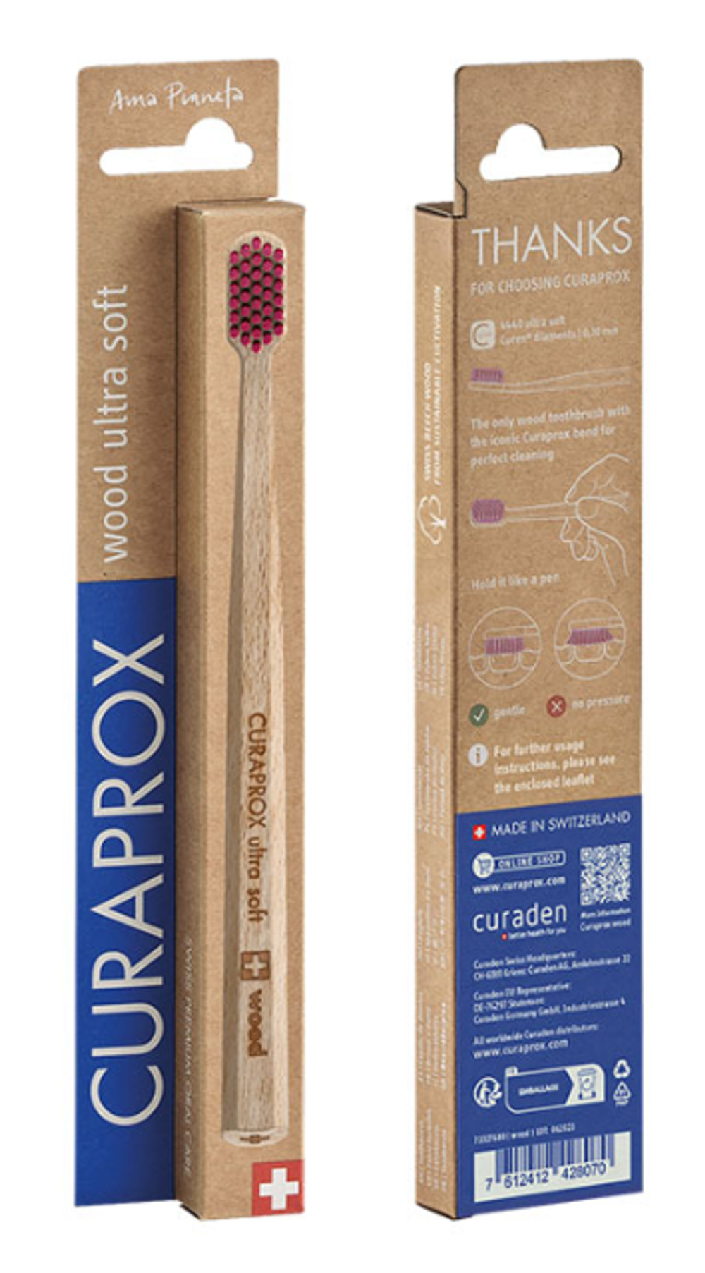 Зубная щетка Curaprox CS Wood