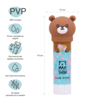 Клей-карандаш "Animals" с топпером, 8г, ПВП, ассорти