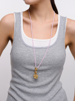 Сотуар "Heart eye cross" pink gold