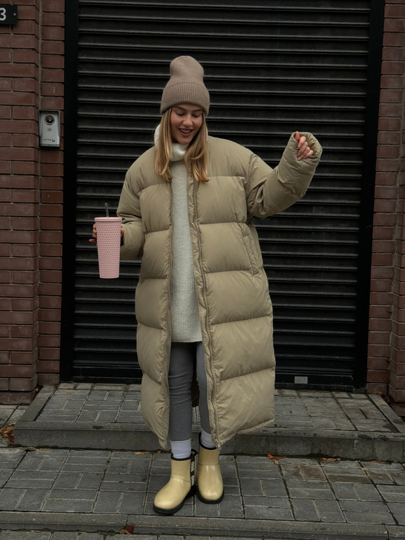 Пуховик Бондай олива