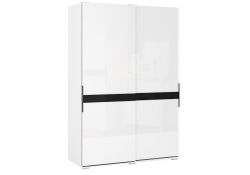 Шкаф-купе Аделисия белый / глянец белый