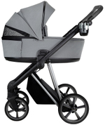 Детская коляска Roan Sol Vintage Luxury 2.0 3 в 1 с автокреслом Pituso Baesa Pro Black,Beige Canopy VIN 01/BT Blue Tea/Blue Tea/руч.Grey/к.Grey